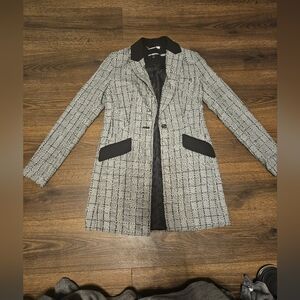 Women's Karl Lagerfeld Plaid  Jacket Sz 0